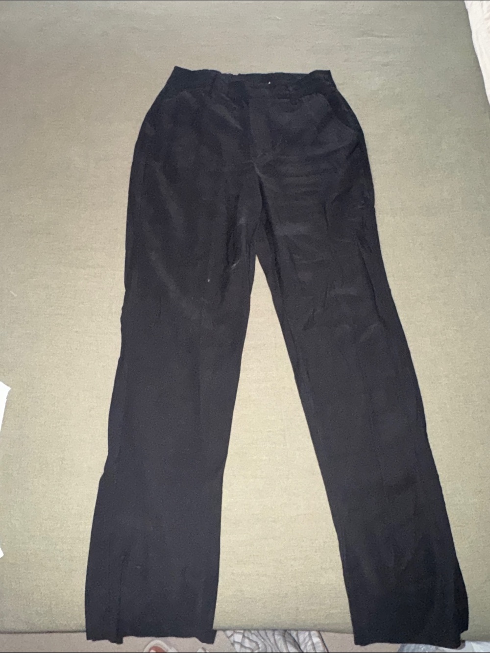 a new day Black Relaxed Straight-Leg Trousers